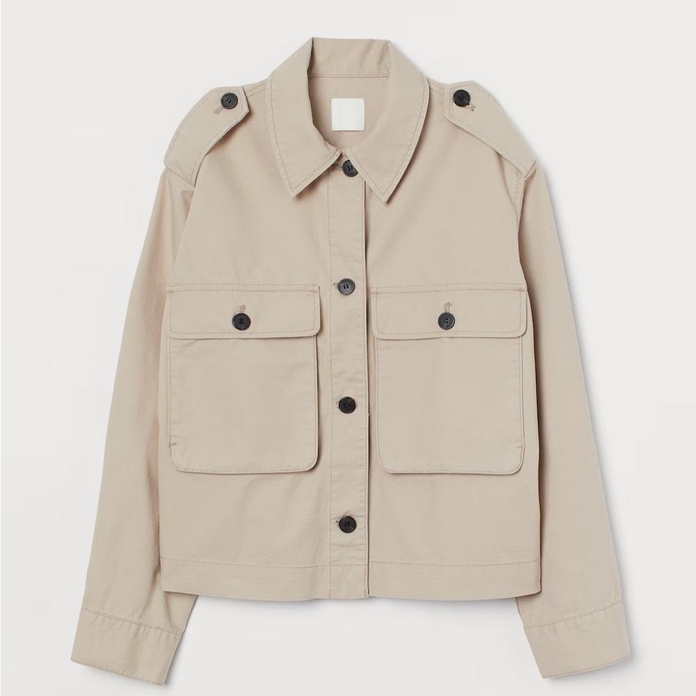 H&M Tan Utility Jacket - Picture 1 of 5